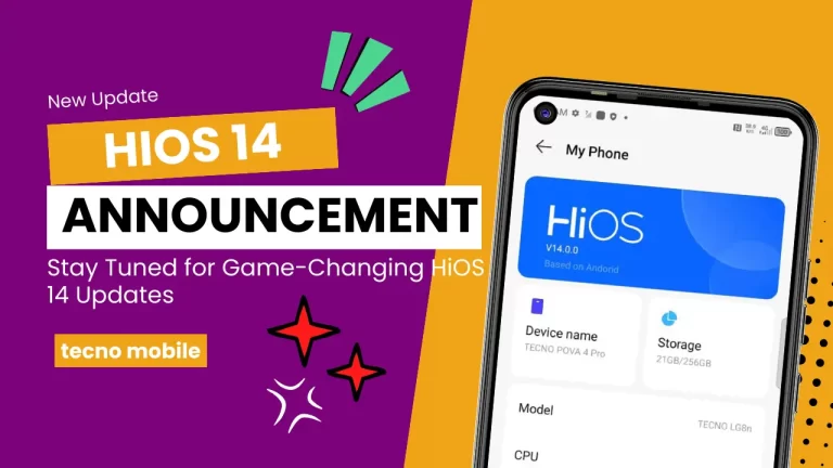 Tecno mobile HiOS 14 Update in all mobiles -