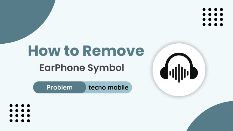 how to remove earphone symbol -