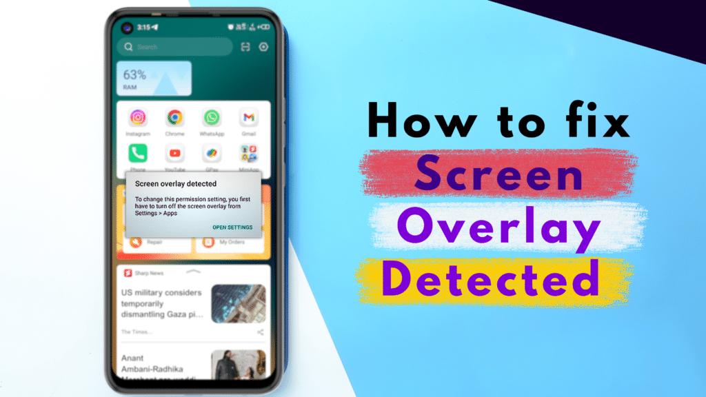 How to fix Screen Overlay Detected on Tecno Mobile 1 -