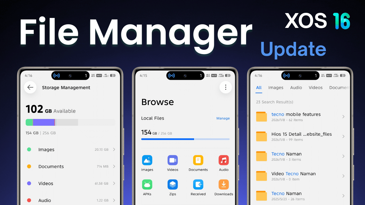 file manger XOS 16 aap update