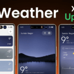 Weather app XOS 16