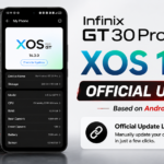 Infinix GT 30 Pro XOS 16 update
