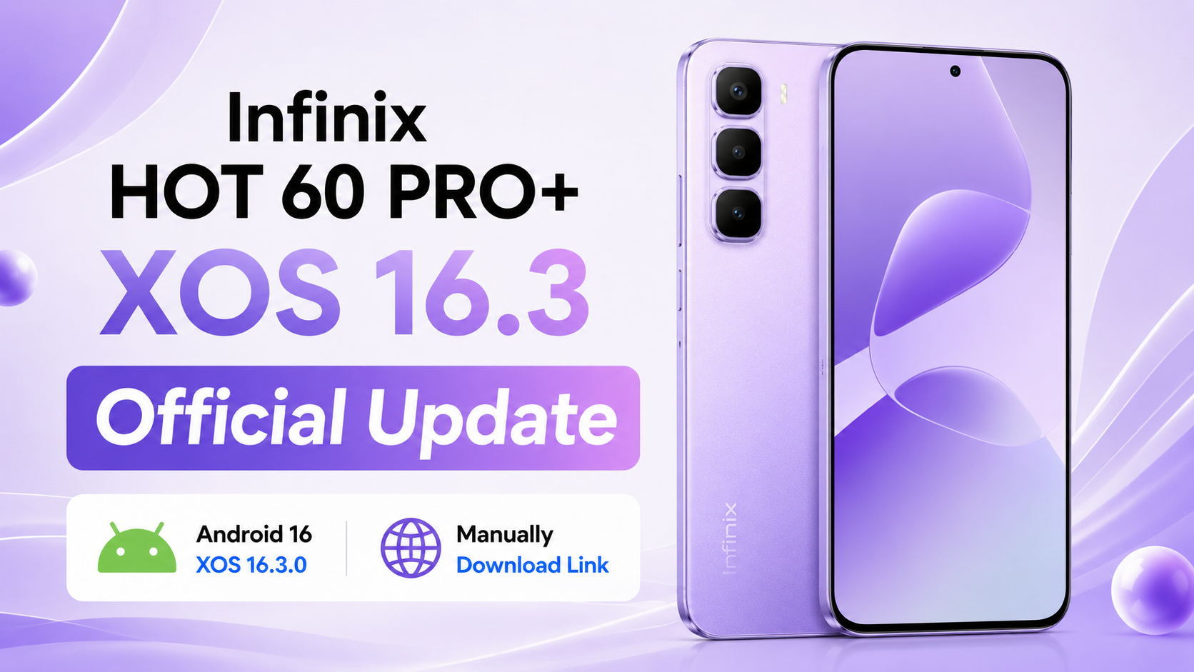 Infinix HOT 60 Pro+ XOS 16 Update