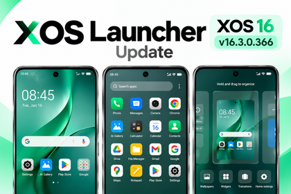 XOS Launcher 16.3 Update